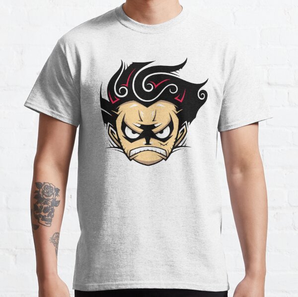 Camisetas Para Ninos Luffy Gear 4 Redbubble - cicatriz de luffy 3 roblox