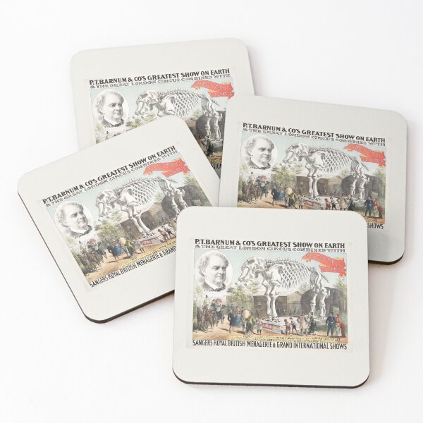 Item preview, Great Jumbo’s Skeleton - P.T. Barnum Circus Poster designed and sold by warishellstore.
