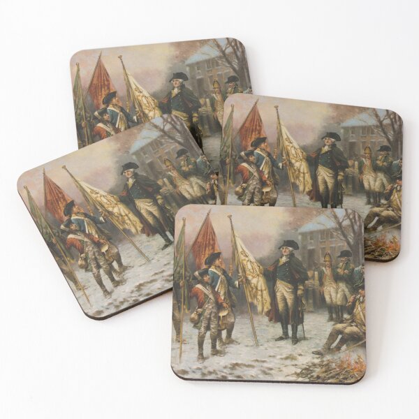 Item preview, Washington Inspecting The Captured Colors After The Battle Of Trenton designed and sold by warishellstore.