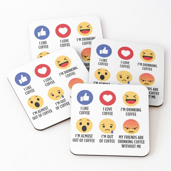 Item preview, Coffee Emojis designed and sold by GobaFineArts.