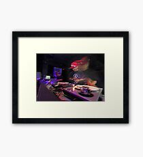 Shape Shifting Through Music. Framed Print