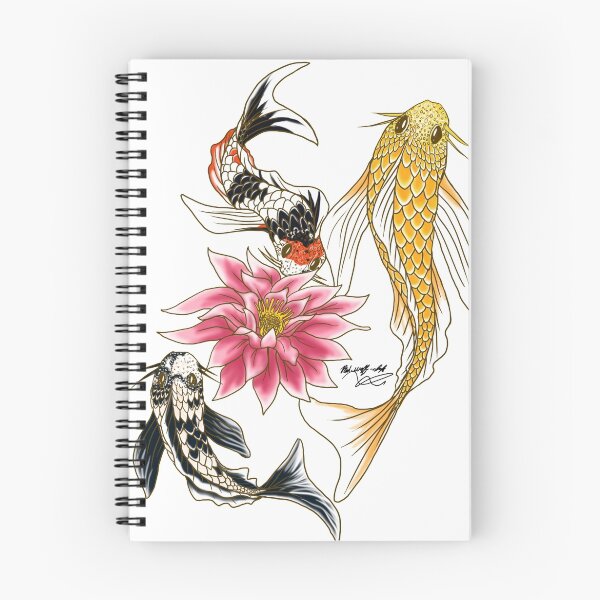 Item preview, 3 Kois bailando designed and sold by Red-wolf-Ink.
