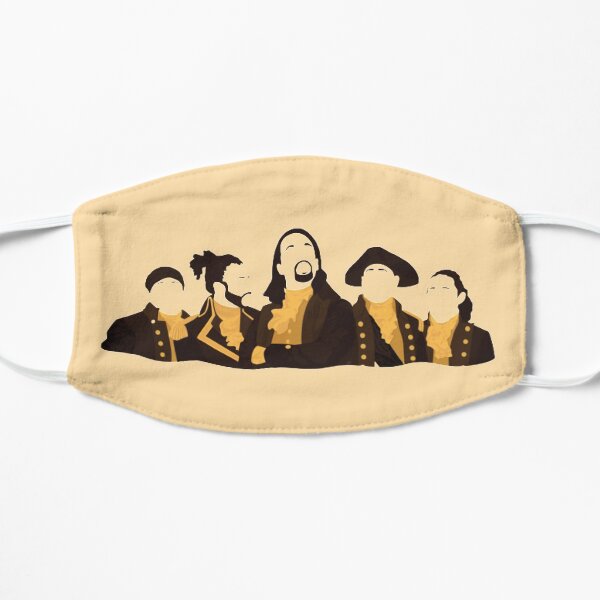 Hamilton Broadway Silhouettes Flat Mask