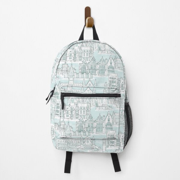 Item preview, Dunkirk Scenic in Seafoam and soft teal designed and sold by Sharilea.