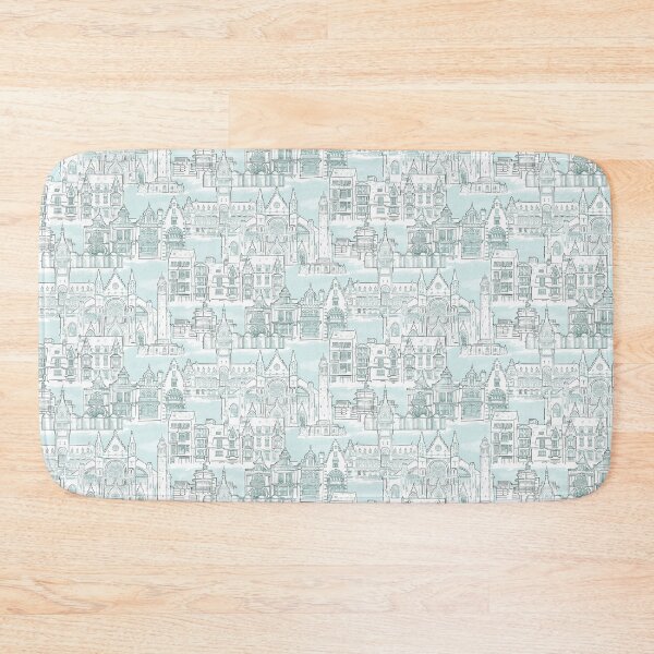 Item preview, Dunkirk Scenic in Seafoam and soft teal designed and sold by Sharilea.