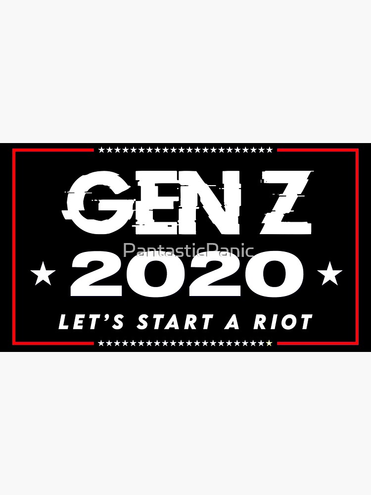 "Gen Z 2020" Sticker for Sale by PantasticPanic Redbubble