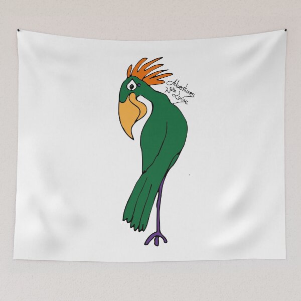 Item preview, Careful parrot designed and sold by AdventuresLuise.