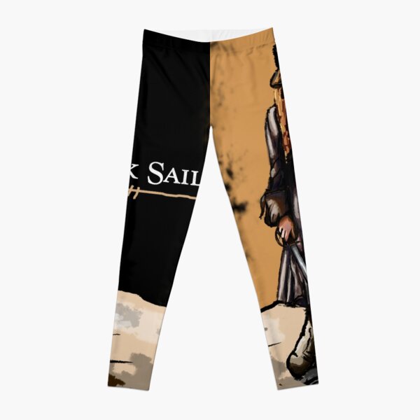 Sailing through Time: 18th Century Ship Drawing Leggings for Sale by  ilan975
