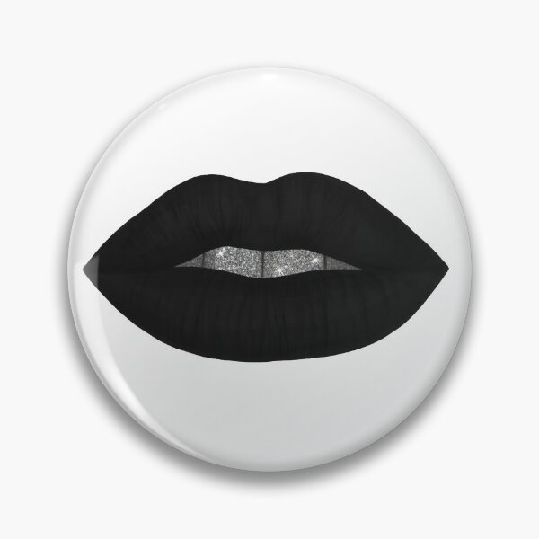 Item preview, sequin smile, black lipstick designed and sold by marissaearl.