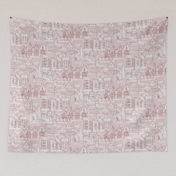 Item preview, Dunkirk Scenic in Soft Red tones designed and sold by Sharilea.
