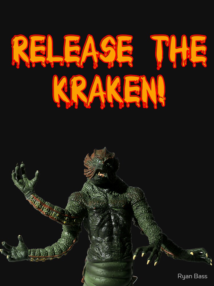 "Release the Kraken" Lightweight Hoodie by bassdmk Redbubble