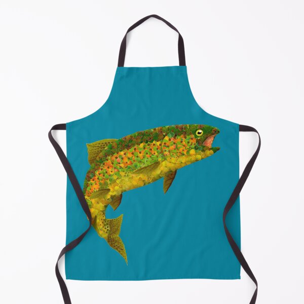 Item preview, Aspen Leaf Rainbow Trout 3 designed and sold by GobaFineArts.