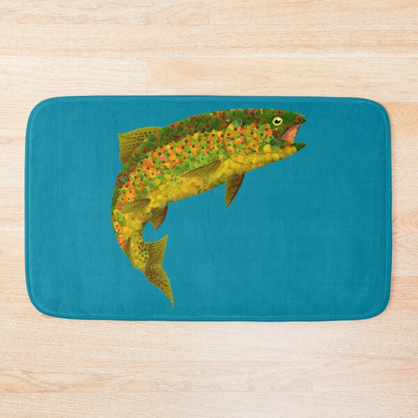 Item preview, Aspen Leaf Rainbow Trout 3 designed and sold by GobaFineArts.