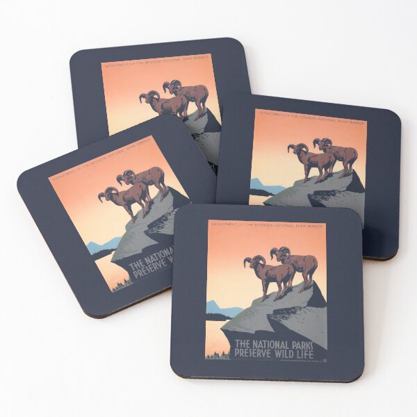 Item preview, The National Parks Preserve Wild Life - 1937 WPA designed and sold by warishellstore.