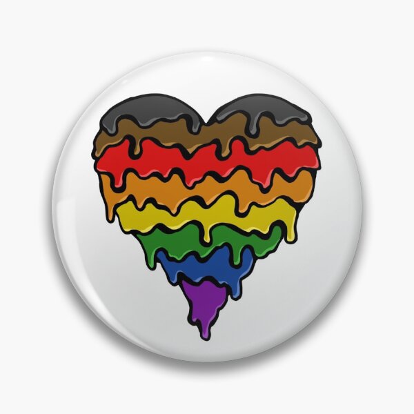 Item preview, POC Gay Pride Slime Heart designed and sold by Mackongoo.