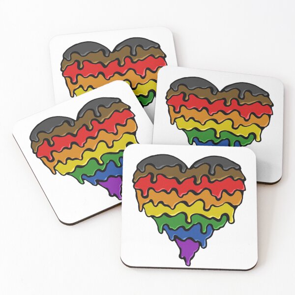 Item preview, POC Gay Pride Slime Heart designed and sold by Mackongoo.