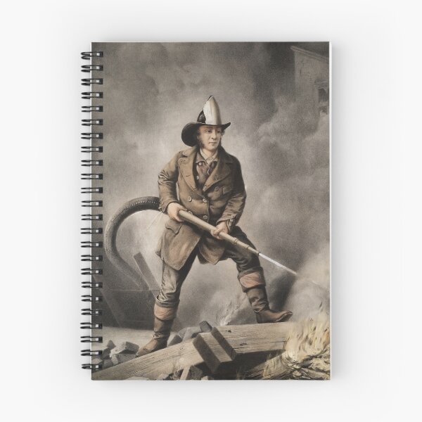 Item preview, The American Fireman - Facing the Enemy - 1858 designed and sold by warishellstore.