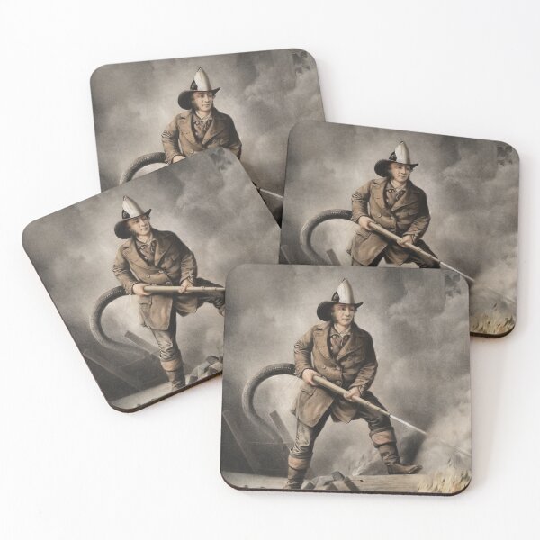 Item preview, The American Fireman - Facing the Enemy - 1858 designed and sold by warishellstore.