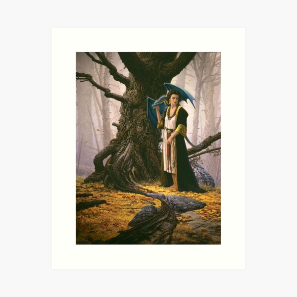 Gwellyns Wood Art Print