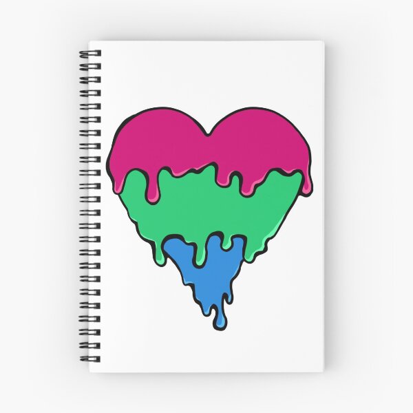 Item preview, Polysexual Pride Slime Heart designed and sold by Mackongoo.