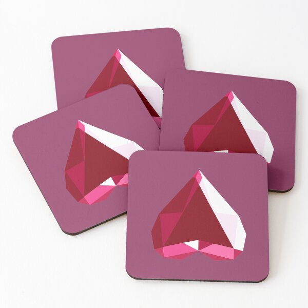 Item preview, Spinel Heart Gem designed and sold by UkiyoeP.