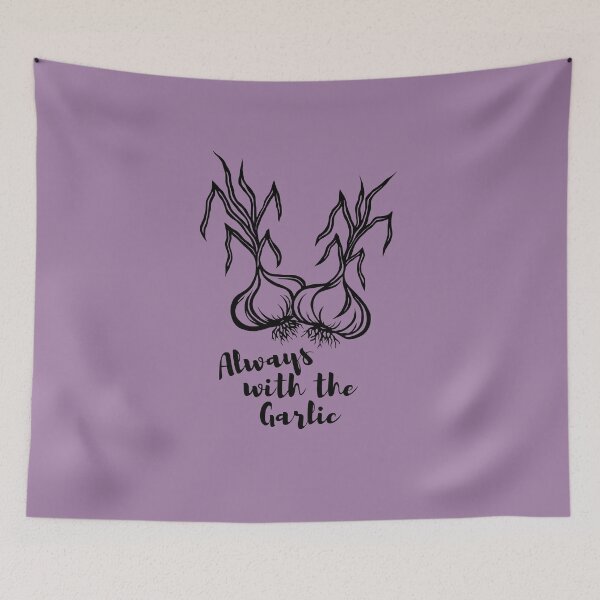 Item preview, Always with the Garlic | Garlic Bulbs Design designed and sold by Monochromatics by Corie Mae Dark.
