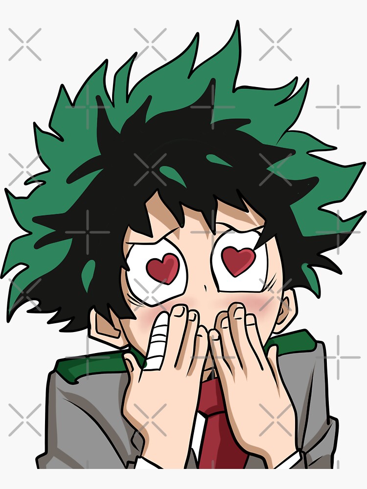 "My hero academia / Kawaii Deku" Sticker for Sale by Akolytus | Redbubble