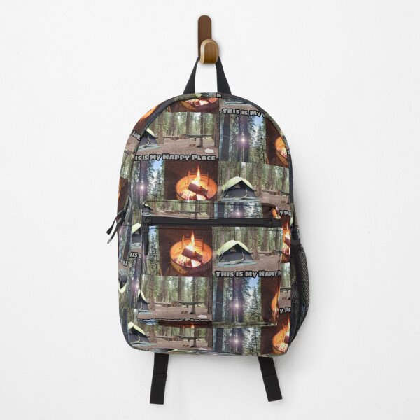 Item preview, This is My Happy Place - Camping, Tent, Hammock, Fire Pit & Trees - Boo-da-chay designed and sold by Boo-da-chay.