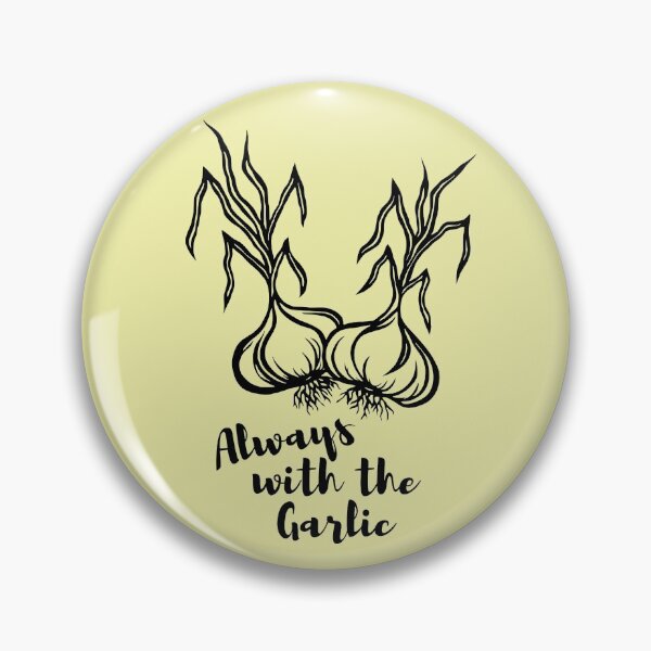 Item preview, Always with the Garlic | Garlic Bulbs Design designed and sold by Monochromatics by Corie Mae Dark.