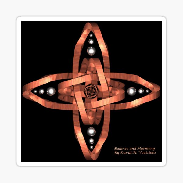 Balance and Harmony Sticker