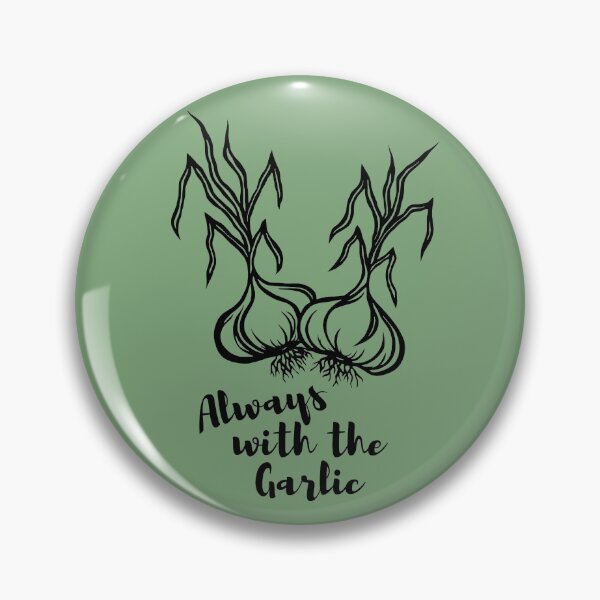 Item preview, Always with the Garlic | Garlic Bulbs Design designed and sold by Monochromatics by Corie Mae Dark.