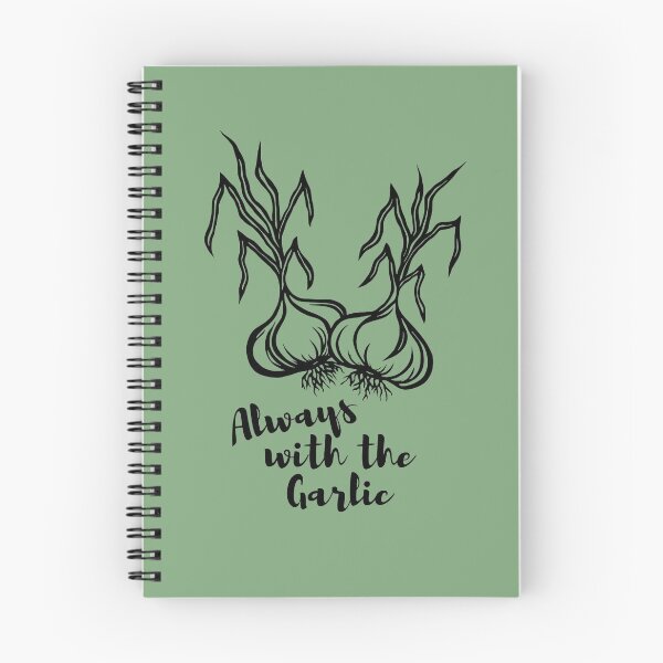 Item preview, Always with the Garlic | Garlic Bulbs Design designed and sold by Monochromatics by Corie Mae Dark.