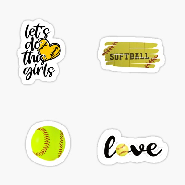 Softball hydro flask hot sale stickers