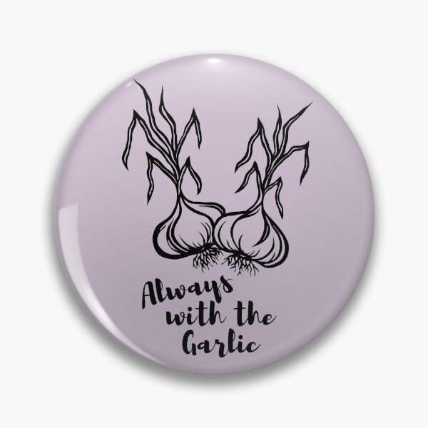 Item preview, Always with the Garlic | Garlic Bulbs Design designed and sold by Monochromatics by Corie Mae Dark.