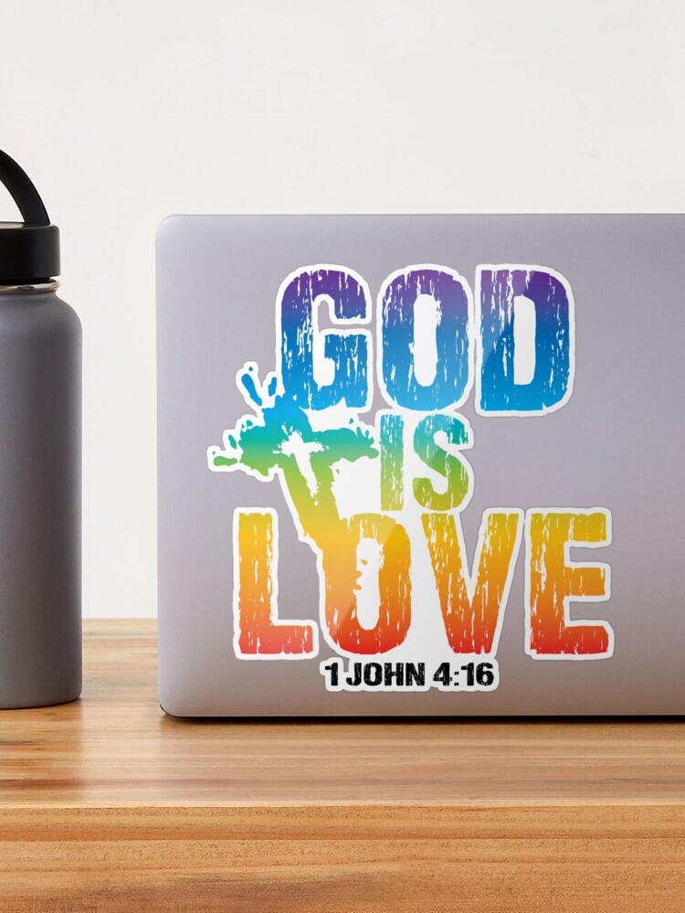 God is Love - 1 John 4:16 - Custom Inspirational Engraved Tumbler