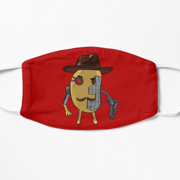 Puppet Roblox Face Masks Redbubble - roblox piggy robot cyborg mr p