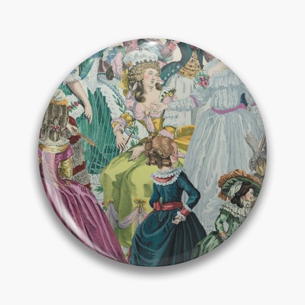 Item preview, 18th century fashion plate collage designed and sold by hlectermd.