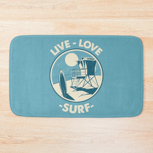 Item preview, Live, Love and Surf designed and sold by CoolSilhouettes.