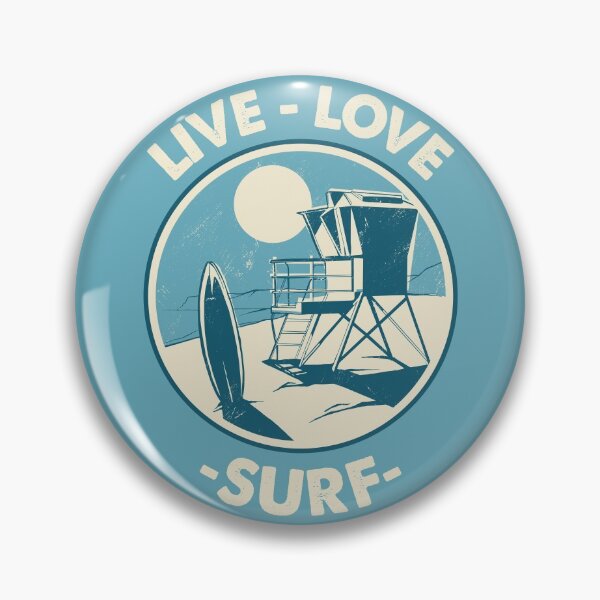 Item preview, Live, Love and Surf designed and sold by CoolSilhouettes.