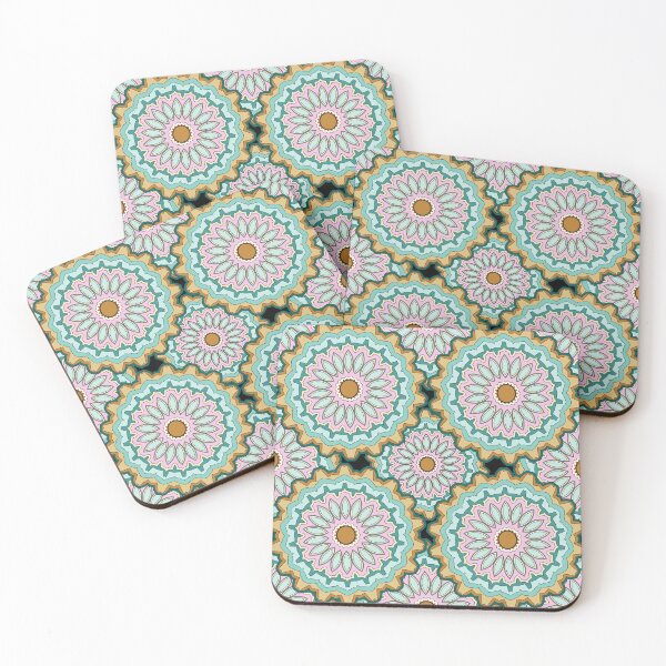 Item preview, vintage decorative Mandala art Sunflower historical indian repeated pattern designed and sold by vector-pro.