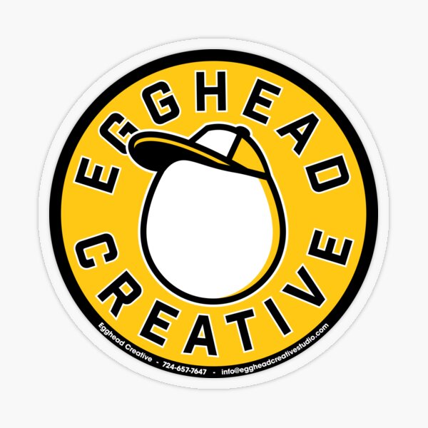 Mr. Egghead Transparent Sticker