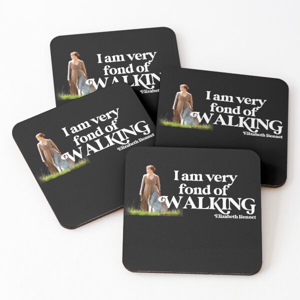 Item preview, I am very fond of walking - Elizabeth Bennet designed and sold by WatershedC.