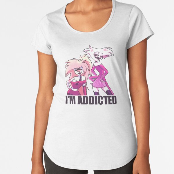 I’m Addicted (Hazbin Hotel, Caption Ver.) Premium Scoop T-Shirt
