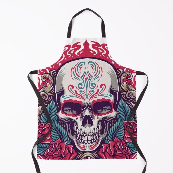 Item preview, Mexican Skull - Rosebush designed and sold by eDigi-Arts.