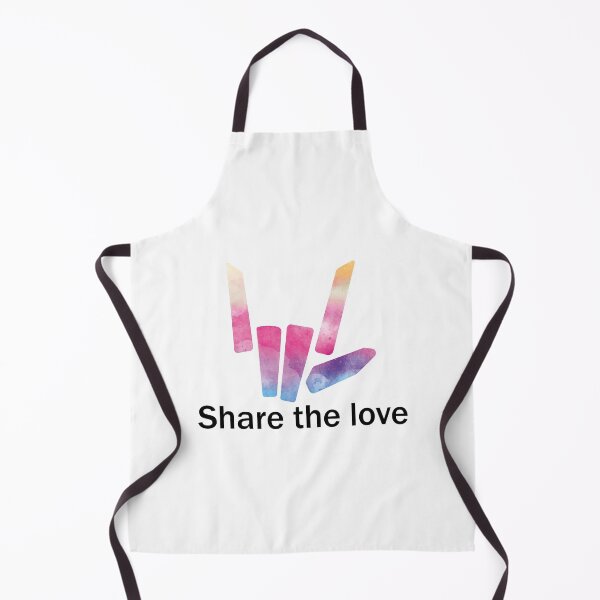 Item preview, Share the Love Watercolor Colorful Style designed and sold by tinypurpleland.