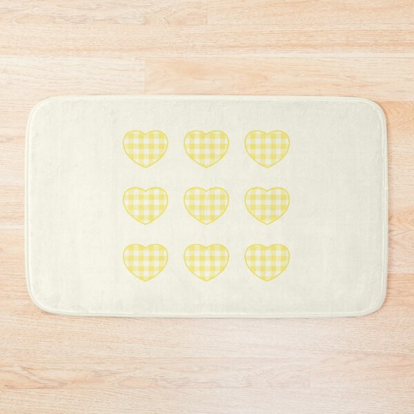 Item preview, Yellow Gingham Hearts designed and sold by paralia.