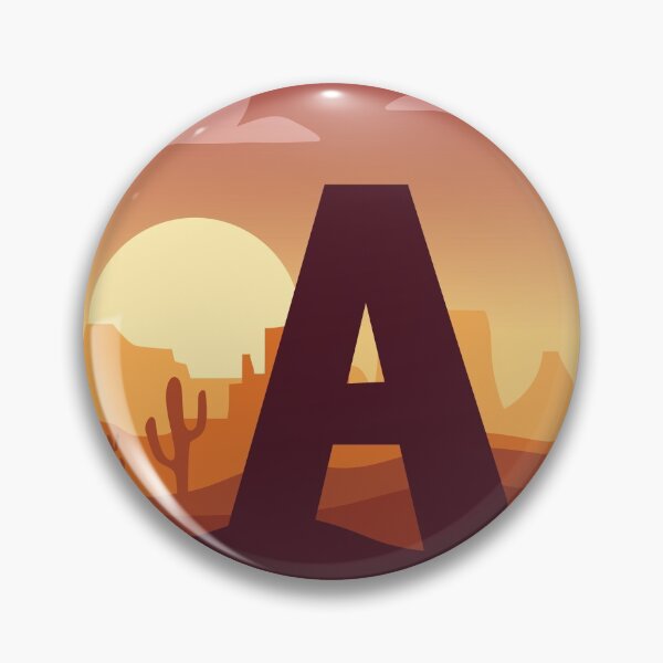 Item preview, Letter A - In The Desert designed and sold by pixelinga.
