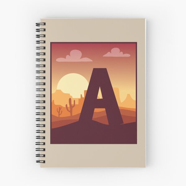 Item preview, Letter A - In The Desert designed and sold by pixelinga.