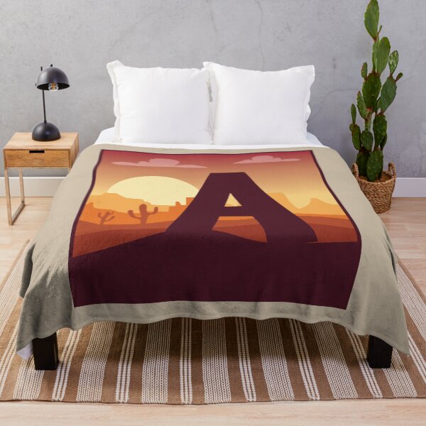 Item preview, Letter A - In The Desert designed and sold by pixelinga.