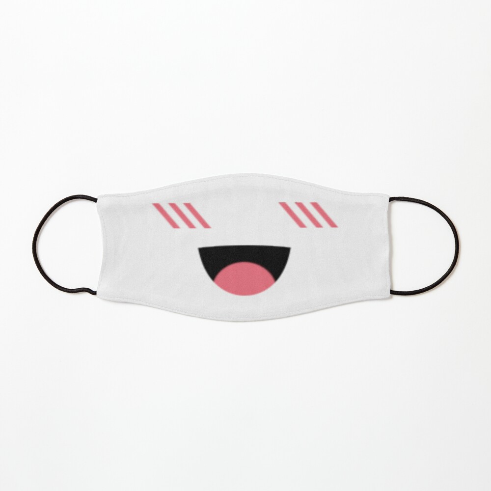Super Happy Face Roblox Mask Mask By Ishinelexi Redbubble - how to get a free face roblox